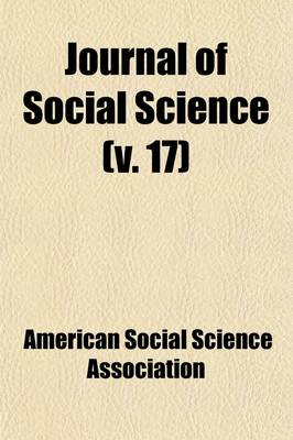 Book cover for Journal of Social Science Volume 17