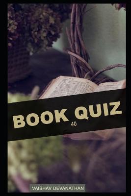 Book cover for Book Quiz - 40