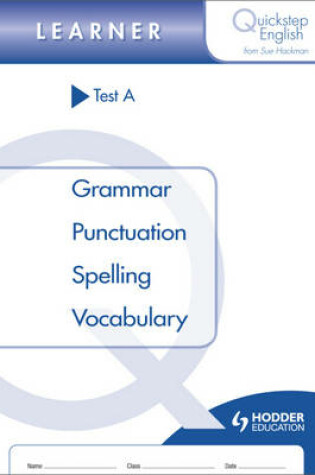 Cover of Quickstep English Test A Learner Stage