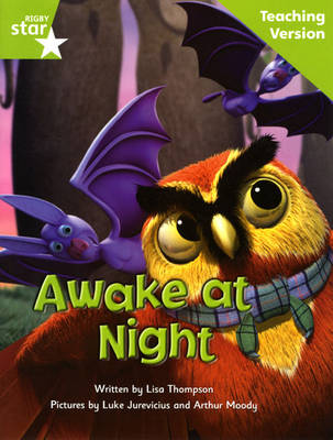Book cover for Fantastic Forest Green Level Fiction: Awake at Night Teaching Version