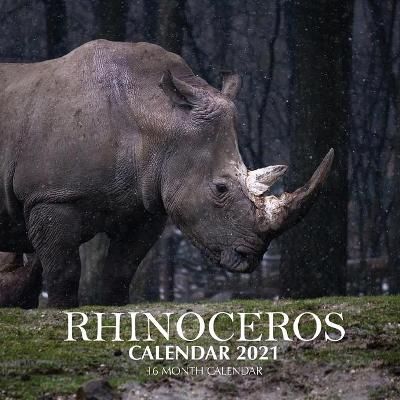 Book cover for Rhinoceros Calendar 2021