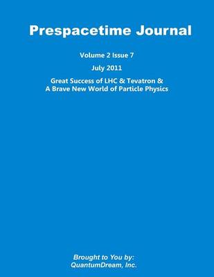 Book cover for Prespacetime Journal Volume 2 Issue 7
