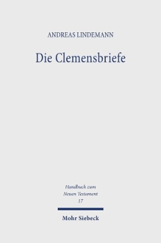Cover of Die Clemensbriefe