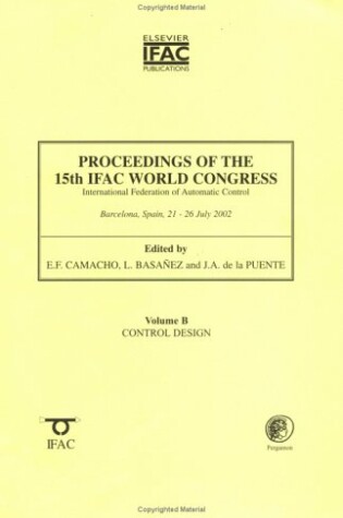 Cover of Proceedings of the 15th IFAC World Congress, Control Design