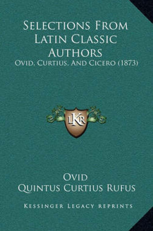 Cover of Selections from Latin Classic Authors