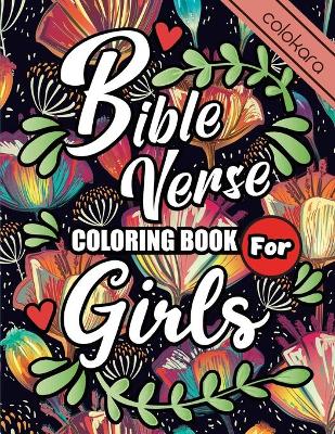 Cover of Bible Verse Coloring Book For Girls