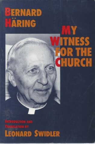 Cover of My Witness for the Church