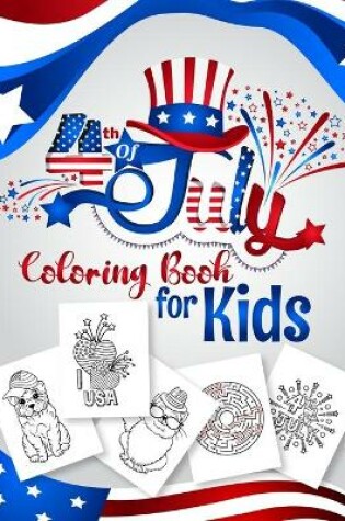 Cover of 4th of July Coloring Book for Kids