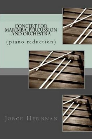 Cover of Concert for Marimba, Percussion and Orchestra