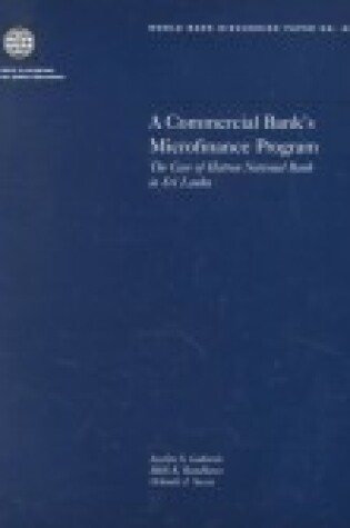 Cover of A Commercial Bank's Microfinance Program
