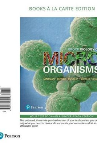 Cover of Brock Biology of Microorganisms