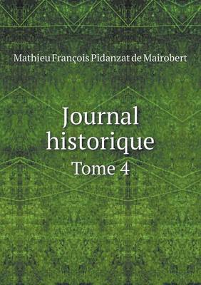 Book cover for Journal historique Tome 4