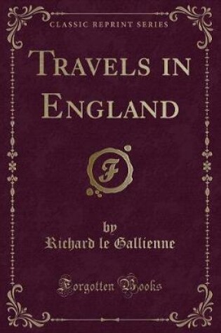 Cover of Travels in England (Classic Reprint)