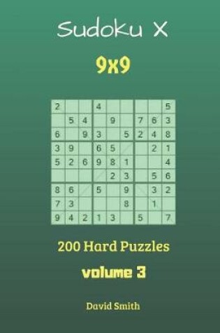 Cover of Sudoku X - 200 Hard Puzzles Vol.3