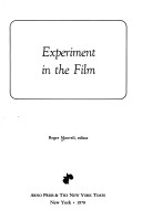 Book cover for Experiment in the Film