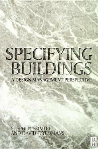 Cover of Specifying Buildings