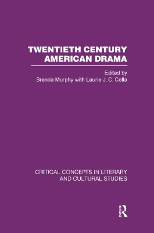 Cover of Twentieth Century American Drama V2