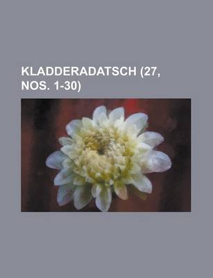 Book cover for Kladderadatsch (27, Nos. 1-30 )
