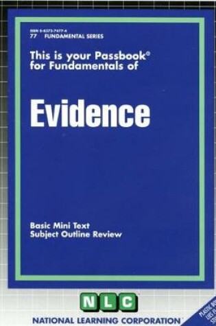 Cover of EVIDENCE