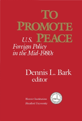 Book cover for To Promote Peace