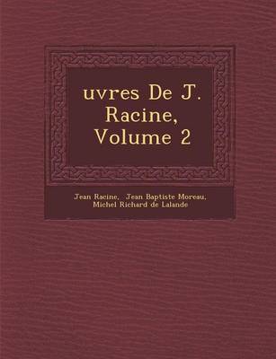 Book cover for Uvres de J. Racine, Volume 2