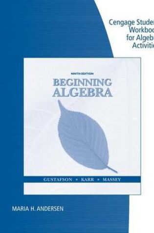 Cover of Student Workbook for Beginning Algebra, 9th