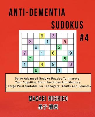 Book cover for Anti-dementia Sudokus #4