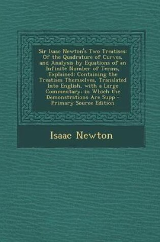 Cover of Sir Isaac Newton's Two Treatises