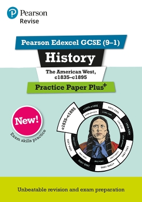 Cover of Pearson REVISE Edexcel GCSE History The American West Practice Paper Plus
