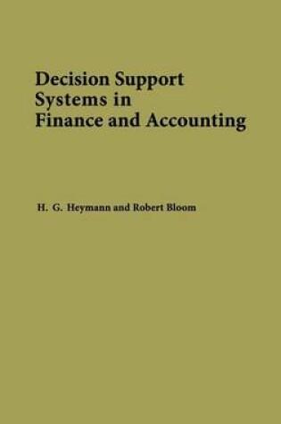 Cover of Decision Support Systems in Finance and Accounting