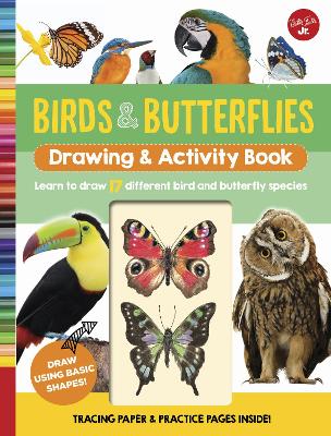 Birds & Butterflies Drawing & Activity Book by 