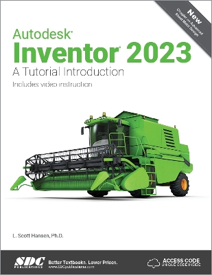 Book cover for Autodesk Inventor 2023