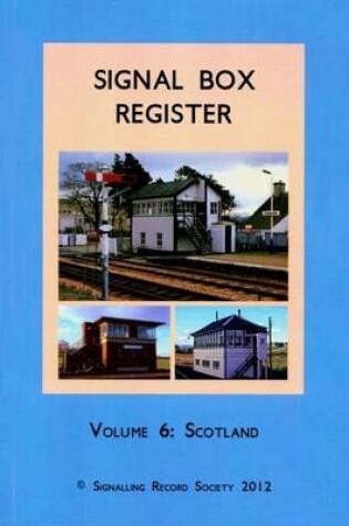 Cover of Signal Box Register