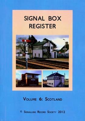 Book cover for Signal Box Register