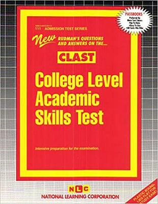 Book cover for COLLEGE LEVEL ACADEMIC SKILLS TEST (CLAST)