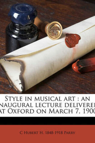 Cover of Style in Musical Art