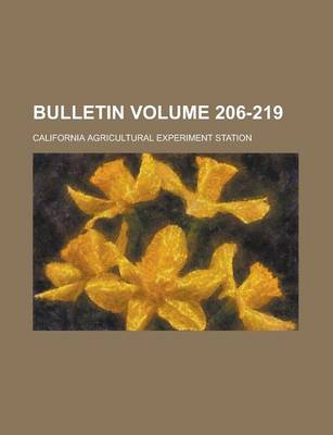 Book cover for Bulletin Volume 206-219