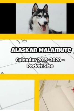 Cover of Alaskan Malamute Calendar 2019-2020 - Pocket Size