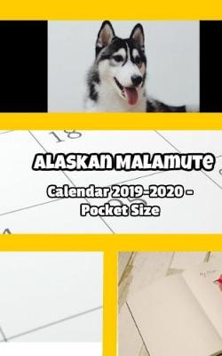 Book cover for Alaskan Malamute Calendar 2019-2020 - Pocket Size