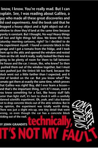 Cover of Technically, It's Not My Fault
