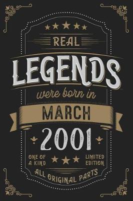 Book cover for Real Legendes were born in March 2001