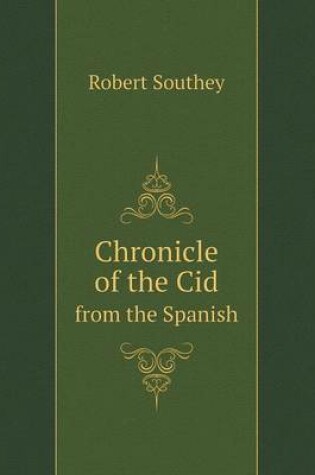 Cover of Chronicle of the Cid from the Spanish