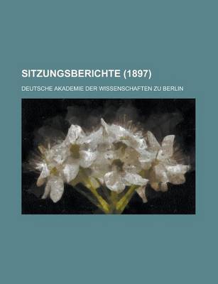 Book cover for Sitzungsberichte (1897 )