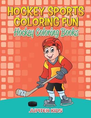 Book cover for Hockey Sports Coloring Fun