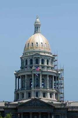 Book cover for View of the State Capitol Building in Denver Colorado USA Journal