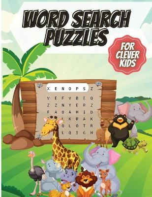 Book cover for Word Search Puzzles For Clever Kids