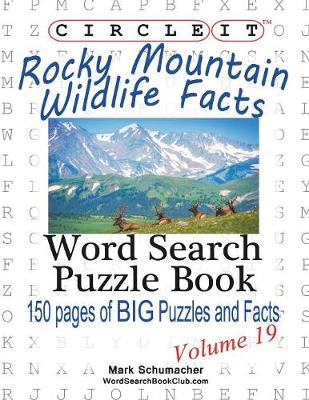 Book cover for Circle It, Rocky Mountain Wildlife Facts, Word Search, Puzzle Book