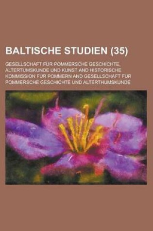 Cover of Baltische Studien (35 )