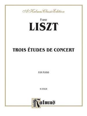 Cover of Trois Etudes de Concert