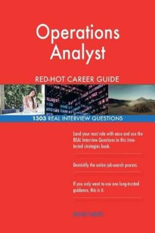 Cover of Operations Analyst Red-Hot Career Guide; 1303 Real Interview Questions